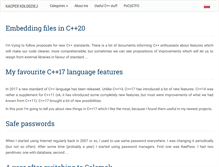 Tablet Screenshot of kacperkolodziej.com